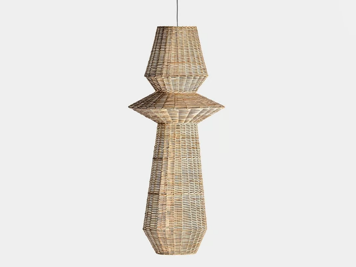 PLISSÉ RATTAN - Rattan pendant lamp _ Vical Home